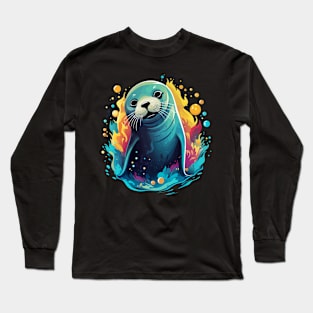 Harp Seal Happiness Long Sleeve T-Shirt